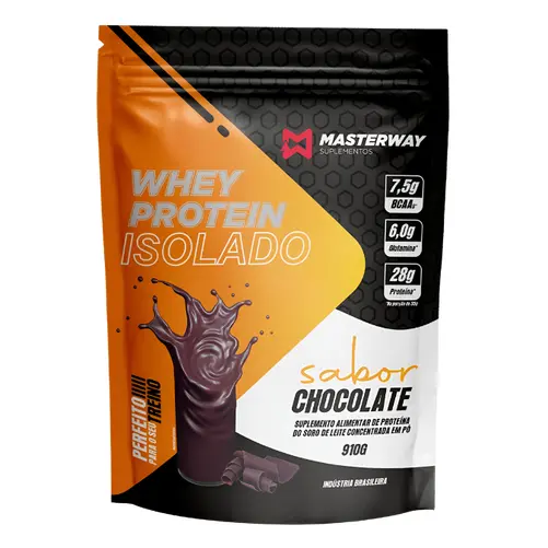 Whey Protein Isolado 910g - Masterway Suplementos