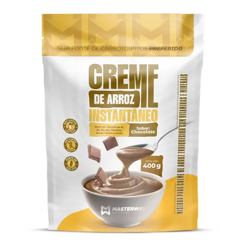 Creme de Arroz Instantâneo 400g - Masterway Suplementos